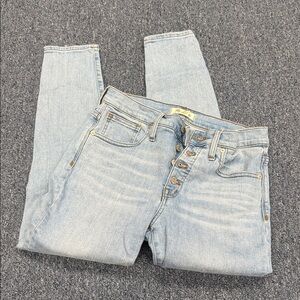 Madewell Blue 9” High Rise Skinny Jeans Size 29